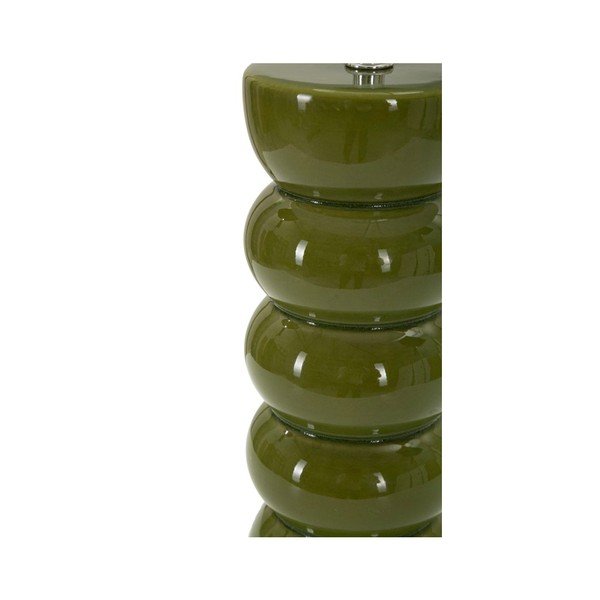 Bijela/zelena stolna lampa keramička s tekstilnim sjenilom (visina 46 cm) Torr – Mauro Ferretti-image-3