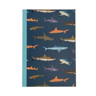Bilježnica 60 stranica A5 format Sharks - Rex London