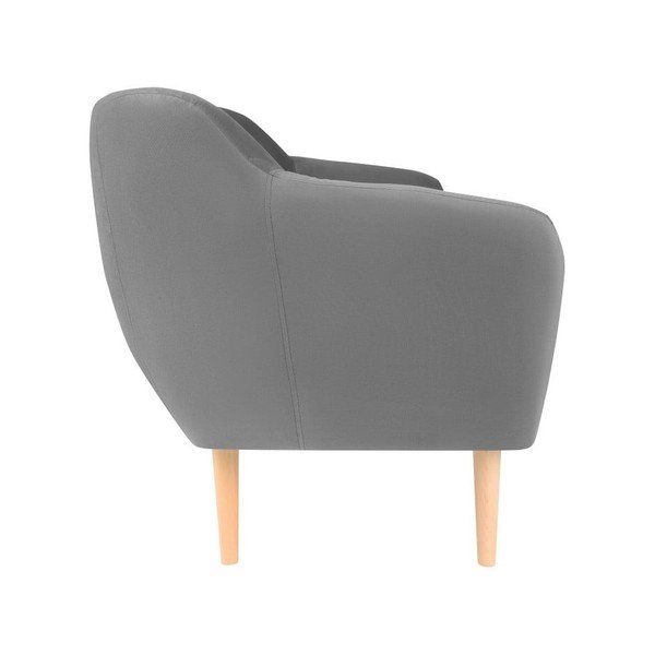Siva baršunasta sofa Mazzini Sofas Sardaigne, 188 cm-image-4