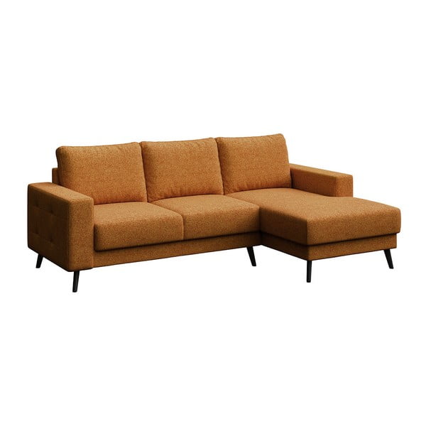 Narančasta kutna garnitura (s desnim kutom) Fynn – Ghado-image-2