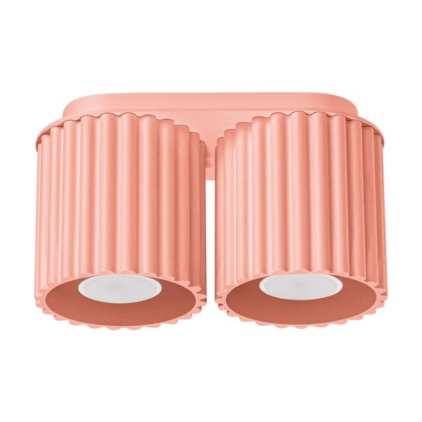 Metalni reflektor boje breskve 10x21 cm Zora – Sollux