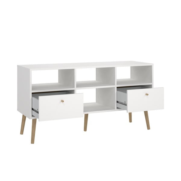 Bijela TV komoda 117x61 cm Bodo – Tvilum-image-4