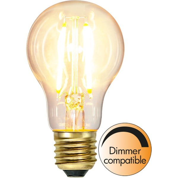 LED/sa žarnom niti žarulja s mogućnosti zatamnjivanja s toplim svjetlom E27, 7 W Soft Glow – Star Trading-image-2