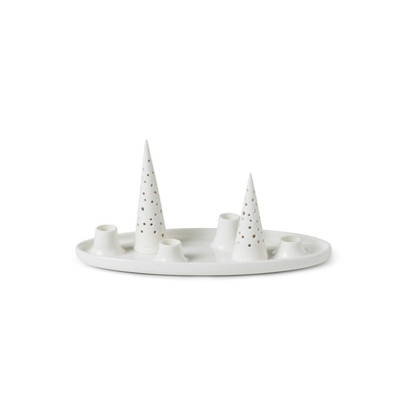 Porculanski svijećnjak s božićnim motivom Nobili – Kähler Design