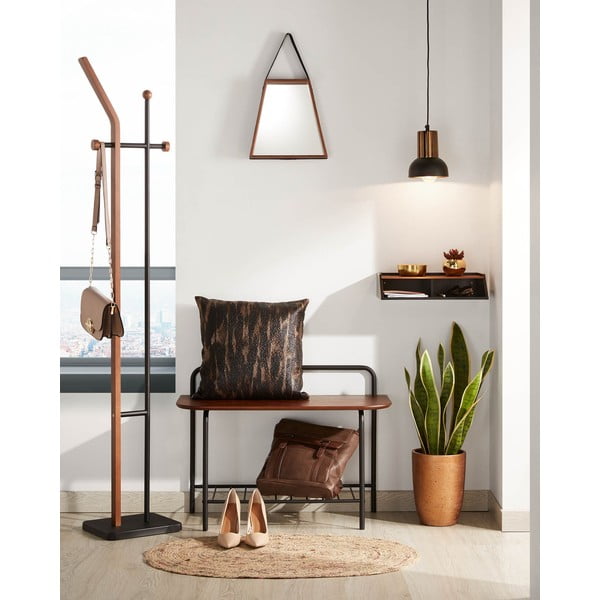 Vješalica u dekoru od oraha Kave Home Magali-image-1