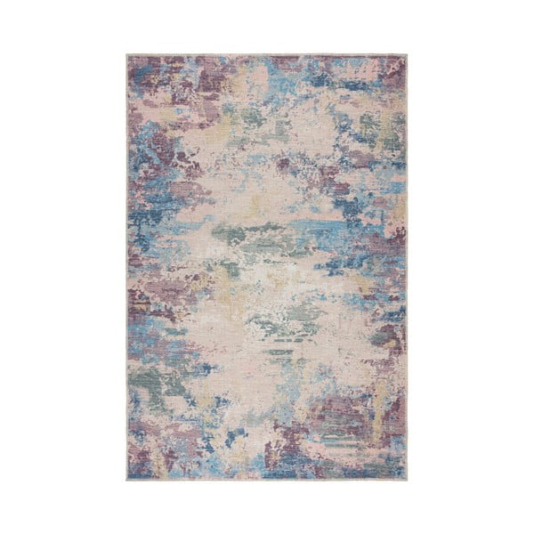 Plavi/ljubičasti perivi tepih od mješavine recikliranih vlakana 80x150 cm Reid – Flair Rugs