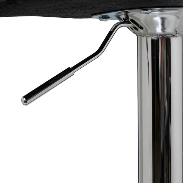 Crne barske stolice u setu podesive visine 2 kom od umjetne kože (visine sjedala 93 cm) – Casa Selección-image-4