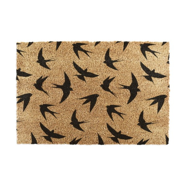 Otirač od kokosovih vlakana 60x90 cm Swallows – Artsy Doormats