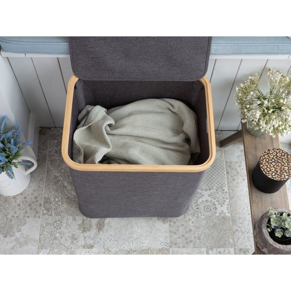 Tekstilna košara za rublje 70 l Bamboo – Addis-image-4