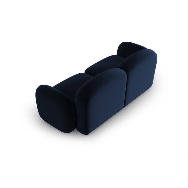 Plava baršunasti sofa 194 cm Blair – Micadoni Home-image-4