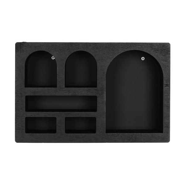 Crna polica s više razina 35 cm Cry – Kalune Design