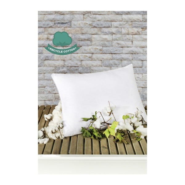 Bijeli pamučni jastuk Puro Blanco Mentejo, 50 x 70 cm