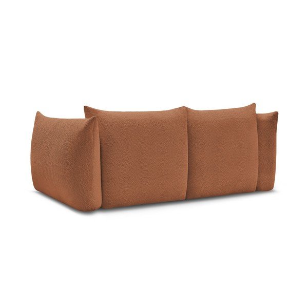 Narančasta sofa od bouclé tkanine 234 cm Azra – Bobochic Paris-image-4