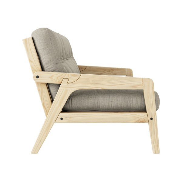 Kauč na razvlačenje 204 cm Karup Design Grab Natural Clear / Linen Beige-image-4