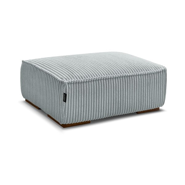 Svijetlo sivi tabure od samta Chelsea – Bobochic Paris-image-3