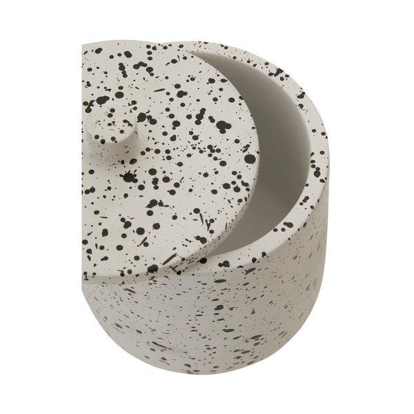 Krem betonski kupaonski organizator za pamučne vatice Mozie – Premier Housewares-image-2