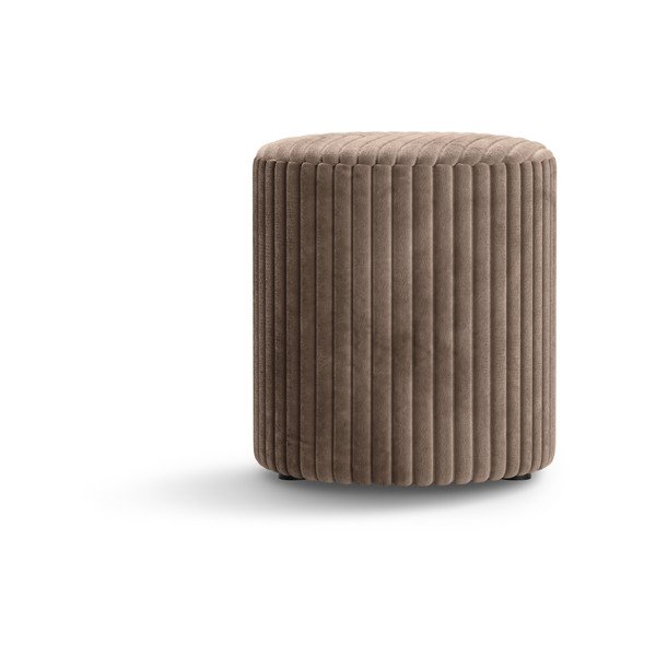 Smeđi tabure od samta Dia – Micadoni -image-1