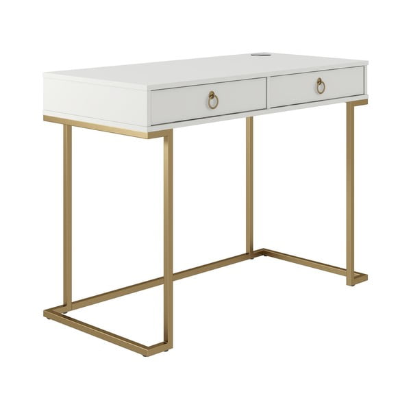 Bijeli radni stol CosmoLiving by Cosmopolitan Camila-image-1