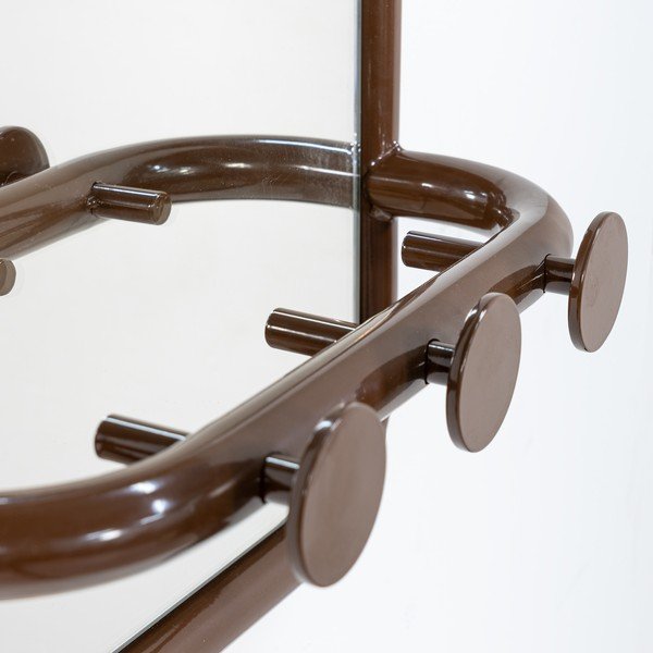 Tamno smeđa metalna ploča za vješanje garderobe 35x60x11 cm Retro – Spinder Design-image-3