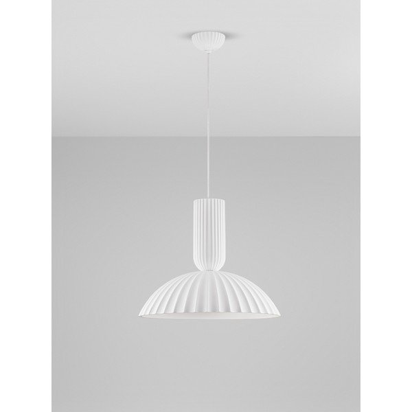 Bijela viseća svjetiljka od kamenine ø 50 cm Ammos – Nova Luce-image-3