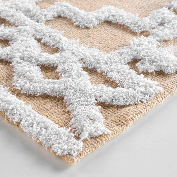 Bež tepih od mješavine jute 60x90 cm Medine – douceur d'intérieur-image-3