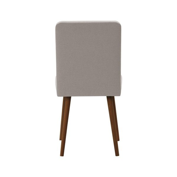 Sivo-smeđa stolica s tamno smeđim nogama od bukovog drveta Ted Lapidus Maison Fragrance-image-1