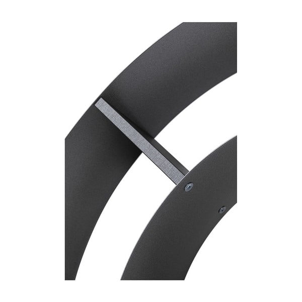 Crna zid knjižnica Kare dizajn puž-image-3