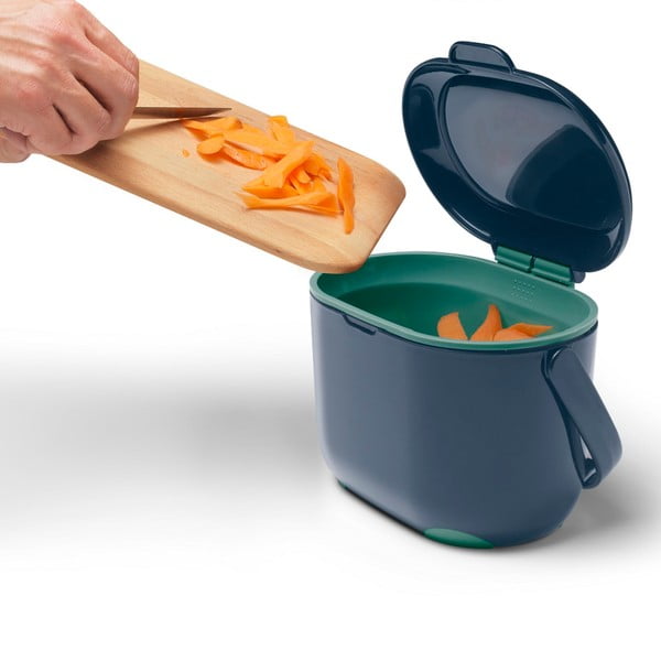 Plavo-zelena kanta za kompostabilni otpad Addis Caddy, 2,5 l-image-4