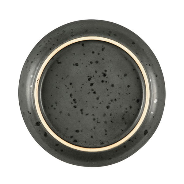 Zeleni/crni desertni tanjur od kamenine ø 17 cm Gastro Green/Black – Bitz-image-3