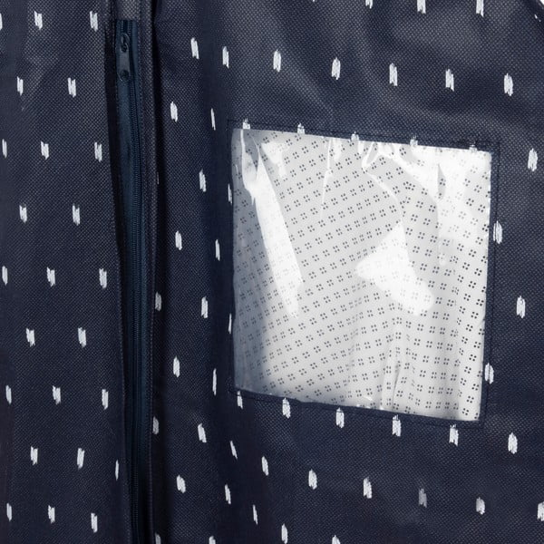 Tamnoplava viseća navlaka za odjeću Compactor Kasuri Rangea, 137 cm-image-3