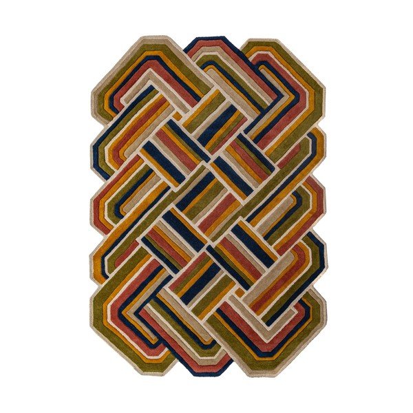 Ručno rađen vunen tepih 140x200 cm Lattice Shaped  – Flair Rugs