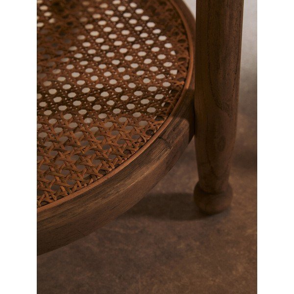 Okrugao pomoćni stol sa staklenom pločom stola ø 57 cm Cebu – Premier Housewares-image-3