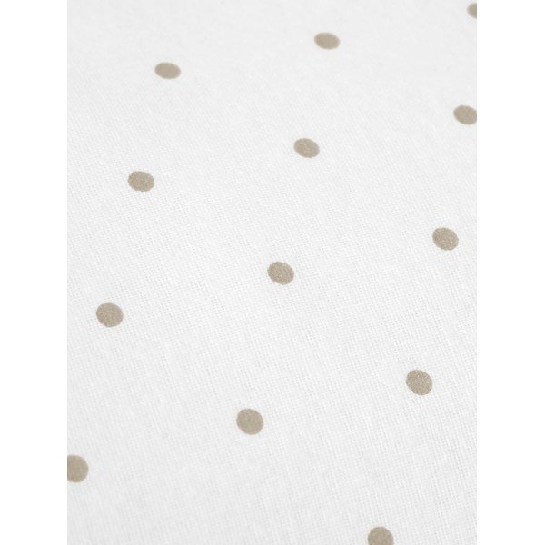 Bijelo-smeđa flanelna posteljin Fovere Betty, 155 x 220 cm-image-1