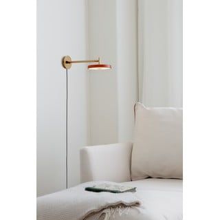 Narančasta LED zidna lampa s mogućnosti zatamnjivanja ø 15 cm Asteria Wall Long – UMAGE