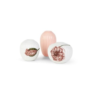 Set od 3 minijaturne porculanske vaze Kähler Design Hammershøi Poppy