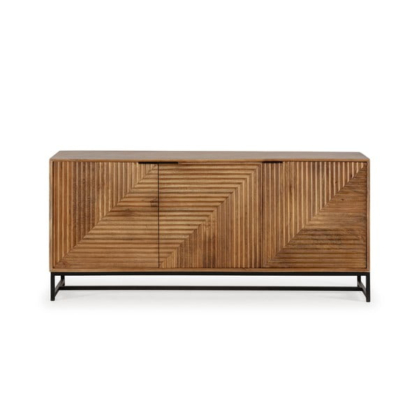 Komoda od masivnog manga u prirodnoj boji 170x79x40 cm Nereida – MOME