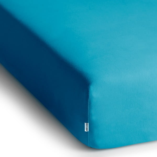 Plava plahta s gumom od jeseya 120x200 cm Amber – Restilo-image-2