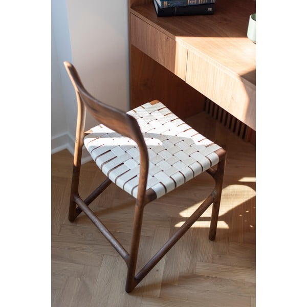 Smeđa/krem blagovaonska stolica Fawn – Gazzda-image-2