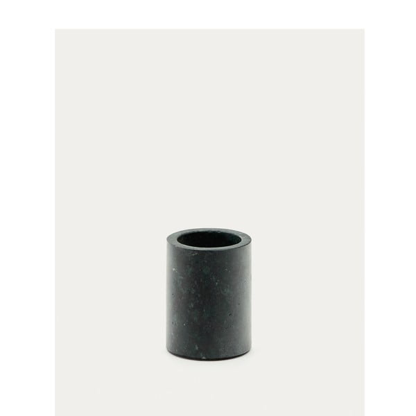 Tamno zelena mramorna čaša za četkice za zube Elenei – Kave Home-image-4