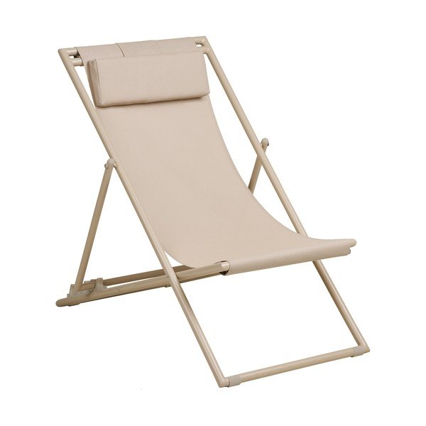 Bež metalna vrtna ležaljka Curtis – House Nordic