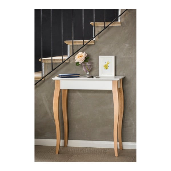 Bijeli konzolni stolić Ragaba Console, dužina 65 cm-image-1