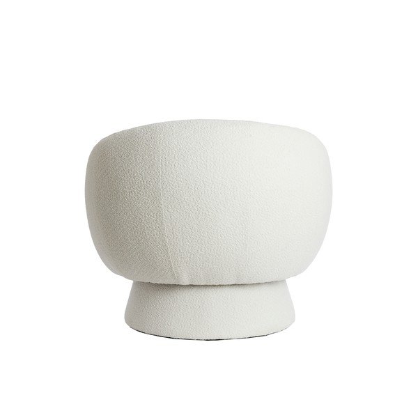 Krem fotelja od bouclé tkanine Avoria – Light & Living-image-4