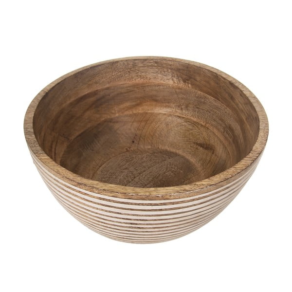 Drvena posuda u prirodnoj boji ø 24 cm Mango - Orion-image-2