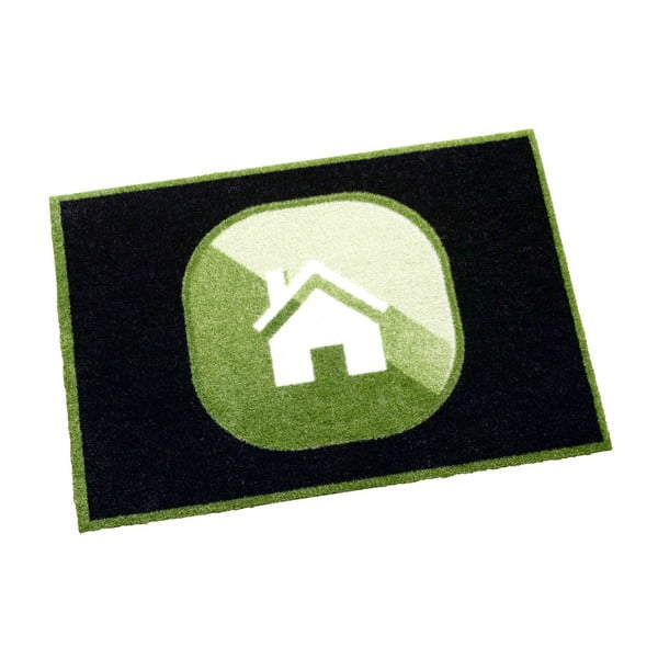 Zeleno-crni tepih Zala Living Home, 50x70 cm