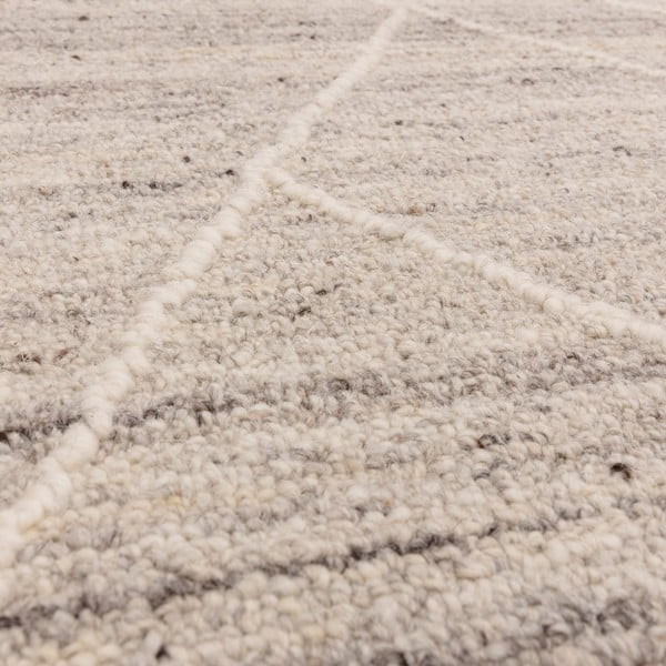 Svijetlo sivi vuneni tepih 200x290 cm Noah – Asiatic Carpets-image-2