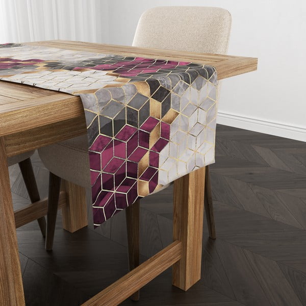 Nadstolnjak 140x45 cm Optic - Minimalist Cushion Covers-image-1