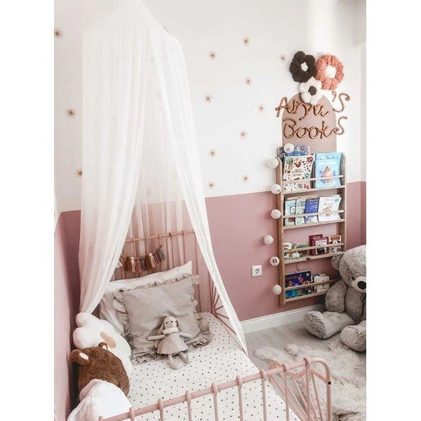 Bijeli baldahin od šifona – Mila Home-image-1