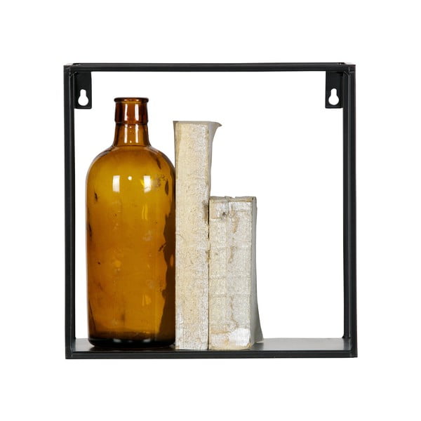 Set od 2 crne zidne police WOOOD Meert-image-1