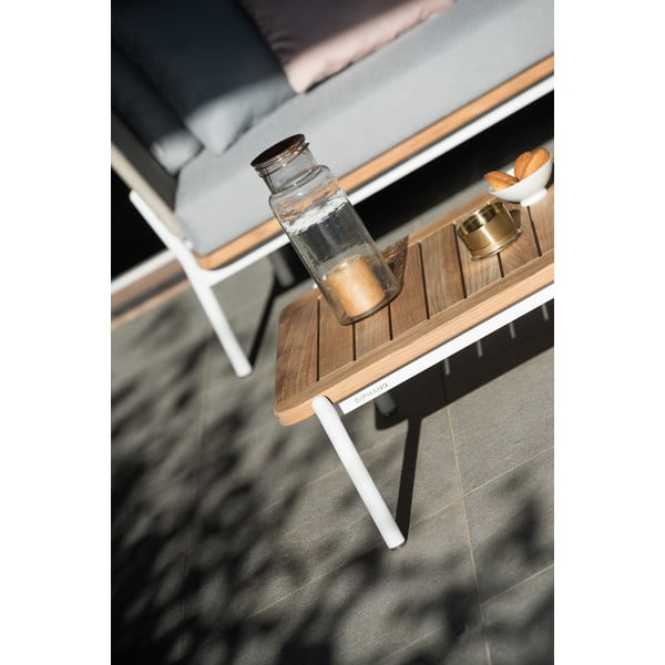 Vrtni stolić od tikovine 75x68 cm Omer – Diphano-image-4