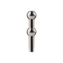 Sjajno crna metalna vaza (visina 10 cm) Nagel – STOFF Nagel